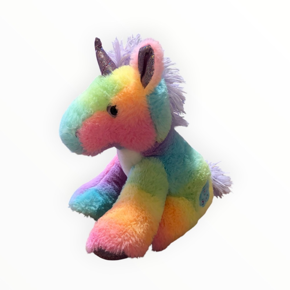 Girl Scouts Rainbow Unicorn Plush Stuffed Animal Sparkle Horn Purple Mane 12"